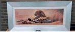 Kunst luipaard/cheetah 130 x 70cm, Huis en Inrichting, Woonaccessoires | Schilderijen, Tekeningen en Foto's, Ophalen, Zo goed als nieuw
