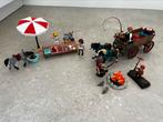 Playmobil Lucky met vader Jim, huifkar,  3 paarden, en markt, Kinderen en Baby's, Speelgoed | Playmobil, Ophalen of Verzenden