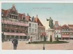 Haarlem Grote Markt met standbeeld Laurens Janszoon Coster, Verzenden, Voor 1920, Gelopen, Noord-Holland