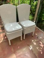 Twee zware tuinstoelen, merk Loyd Loom, Ophalen, Gebruikt, Kunststof