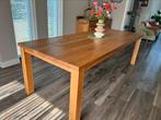 Eiken eetkamer tafel (250x100cm), 100 tot 150 cm, Eikenhout, 200 cm of meer, Ophalen of Verzenden