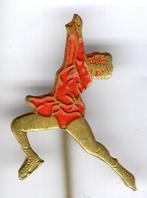 Sjoukje Dijkstra rood/koper kustschaatser speldje( S_187 ), Verzamelen, Speldjes, Pins en Buttons, Verzenden, Nieuw, Sport, Speldje of Pin