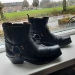 ZGAN WRANGLER  LEREN DAMES BOOTS 39, Zwart, Lage of Enkellaarzen, Ophalen of Verzenden, Zo goed als nieuw
