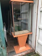 vintage vitrine kast met verlichting, Huis en Inrichting, Kasten | Vitrinekasten, Ophalen, Gebruikt, 25 tot 50 cm