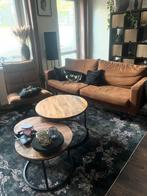 Cognac bank, Huis en Inrichting, Ophalen, Zo goed als nieuw, 75 tot 100 cm