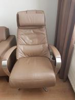 Luxe leren Sta -op fauteuil Craft, Ophalen, 75 tot 100 cm, Zo goed als nieuw, Metaal