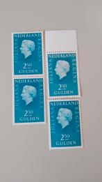 Postzegels Juliana Regina 2,50 Postfris (4 stuks), Postzegels en Munten, Postzegels | Nederland, Ophalen, Na 1940, Postfris