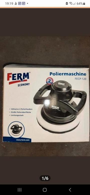 Ferm Poets-/Polijstmachine beschikbaar voor biedingen
