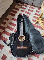 Morgan 3/4 akoestische gitaar, zwart + tas + stemmer, Muziek en Instrumenten, Snaarinstrumenten | Gitaren | Akoestisch, Klassieke of Spaanse gitaar