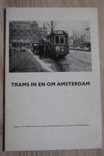 Trams in en om Amsterdam - Folder met veel foto's, Verzamelen, Spoorwegen en Tramwegen, Verzenden, Gebruikt, Tram, Boek of Tijdschrift