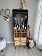 Houten drankkast, Huis en Inrichting, Kasten | Dressoirs, Ophalen, Met plank(en), Gebruikt, 50 tot 100 cm