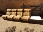 Vintage bankstel, Ophalen, 250 tot 300 cm, Gebruikt, 100 tot 125 cm