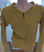 Okergele polkadot blouse van Studio Anneloes. Maat M, Kleding | Dames, Maat 38/40 (M), Studio Anneloes, Geel, Ophalen of Verzenden