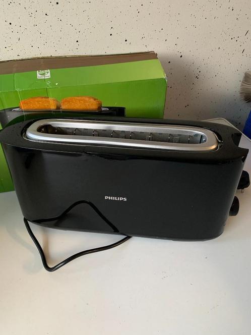 Philips Daily HD2590/90 - Broodrooster - Zwart, Huis en Inrichting, Keuken | Keukenbenodigdheden, Gebruikt, Verzenden