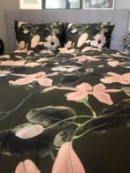 Nieuw! Luxe satijnen dubbelzijdig dekbedovertrek Essenza, Huis en Inrichting, Dekbedovertrek, Ophalen of Verzenden, Groen, Nieuw