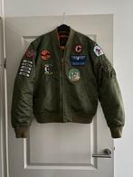 Deus ex machina x alpha industries MA-1Flight bomber  xl., Ophalen of Verzenden, Zo goed als nieuw, Maat 56/58 (XL), Groen