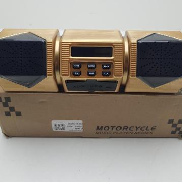 Motorfiets MP3 Speler Stuur Speaker Bluetooth Muziek FM Radi beschikbaar voor biedingen