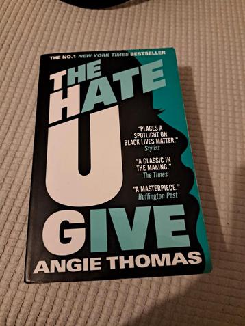The hate you give boek beschikbaar voor biedingen