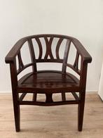Mooie teakhouten stoel, Huis en Inrichting, Stoelen, Ophalen, Zo goed als nieuw, Bruin, Eén
