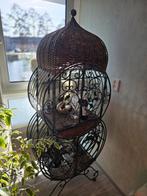 Smeedijzeren wijnrek, Huis en Inrichting, Woonaccessoires | Wijnrekken, Ophalen, Gebruikt, 5 tot 15 flessen, Metaal