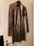 Bronze gliterjurk maat S, Ophalen of Verzenden, Zo goed als nieuw, Boven de knie