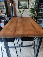 Bartafel met 4 krukken in top conditie, Ophalen of Verzenden, Zo goed als nieuw