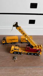 Siku kraanwagen en vrachtwagen, Ophalen of Verzenden, Gebruikt, Hijskraan, Tractor of Landbouw, SIKU