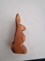 Oud Ostheimer konijntje, gebrandmerkt, Ophalen of Verzenden, Gebruikt, Hout, Dierenbeeld
