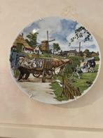 Royal Schwabap 'Boer met melkflessen' wandbord, Ophalen