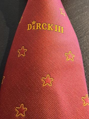 Dirck III slijterijen stropdas rood Dirk Supermarkt