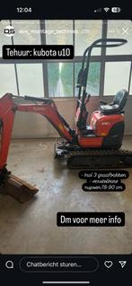 Kubota u10-3 kubota rupsdumper giant G1500 TEHUUR, Ophalen, Zo goed als nieuw