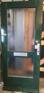 Hardhouten voordeur met HR++ glas, Ophalen, 80 tot 100 cm, 200 tot 215 cm, Glas