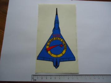 sticker oud LEGER ESC ESQ esquadron vliegtuig groot retro beschikbaar voor biedingen
