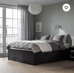 Goede Ikea Brimnes bed , goede lattenbodems (140x200 cm)., Ophalen, Gebruikt, Tweepersoons, 140 cm