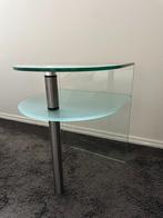 Glazen nachtkastje, Ophalen, Minder dan 45 cm, Minder dan 55 cm, Glas