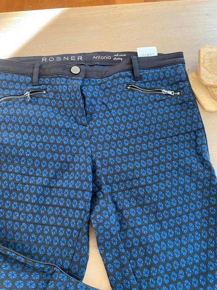 Rosner Antonia broek maat 40, Kleding | Dames, Broeken en Pantalons, Zo goed als nieuw, Maat 38/40 (M), Zwart, Lang, Verzenden