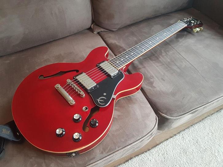 Epiphone 339 Semi-Hollow gitaar, Muziek en Instrumenten, Snaarinstrumenten | Gitaren | Elektrisch, Gebruikt, Semi-solid body, Epiphone