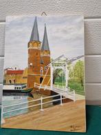 schilderij delft 1976 mb laporte, Huis en Inrichting, Ophalen of Verzenden, 'T Olde Gre-j, Info@toldegrej.nl, Endepoelstraat 20f Didam