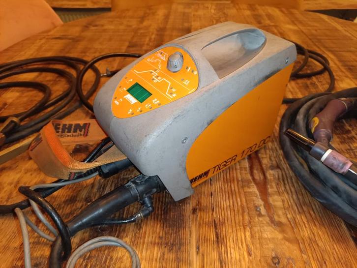 Rehm tiger 170DC puls tig lasapparaat, Doe-het-zelf en Verbouw, Gereedschap | Lasapparaten, Zo goed als nieuw, Tig, 150 tot 250 ampère