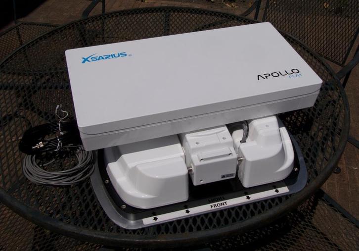 Xsarius Apollo Flat satellietontvanger, Audio, Tv en Foto, Schotelantennes, Zo goed als nieuw, (Schotel)antenne, Overige merken