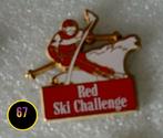 Pin RED Ski Challenge, Verzamelen, Speldjes, Pins en Buttons, Verzenden, Gebruikt