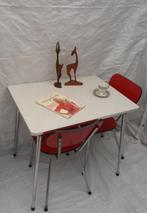 Vintage Boho Rockabilly Brabantia tafel, Huis en Inrichting, Tafels | Eettafels, Gebruikt, 50 tot 100 cm, Vintage Boho Rockabilly