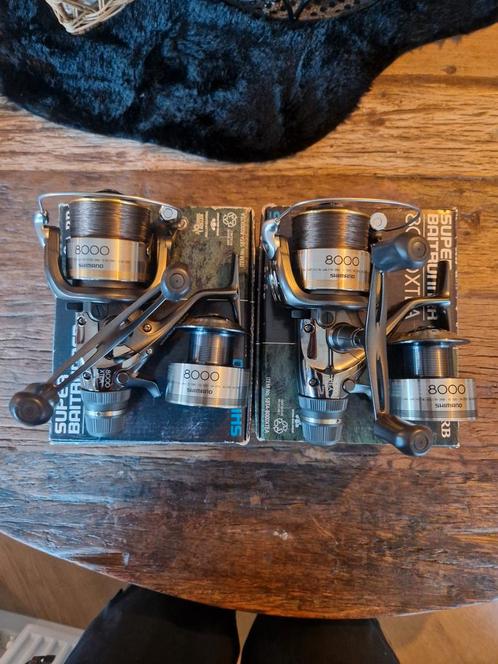 2 Shimano super baitrunner 8000 XTEA nieuw., Watersport en Boten, Hengelsport | Karpervissen, Nieuw, Molen, Ophalen of Verzenden