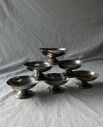 Set van 6 vintage ijscoupes Guy Degrenne – Frans RVS, Ophalen, Overige materialen, Overige stijlen, Overige typen