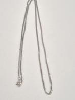 Mooie Lange Zilveren Ketting 60cm, Verzenden, Gebruikt, Zilver, Zilver