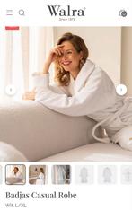 Nieuw! Walra Badjas Casual Robe mt L/XL, Walra, Ophalen of Verzenden, Wit, Badjas