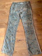 BA&sh zijden groene broek maat 36 izgs, Kleding | Dames, Ophalen of Verzenden, Zo goed als nieuw, Maat 36 (S), Lang