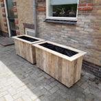 Prachtige bloembakken van sloophout. Op maat gemaakt!, Tuin en Terras, Bloembakken en Plantenbakken, Ophalen, Tuin, 100 cm of meer