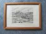 Egmond aan Zee - gesigneerde ets, Ophalen of Verzenden
