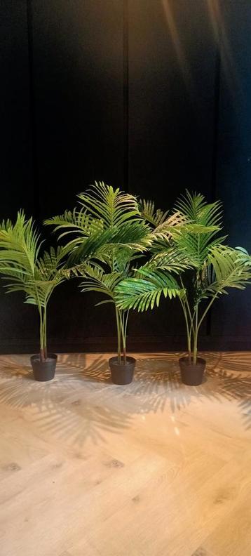 3x Kunst Palm van mooie kwaliteit beschikbaar voor biedingen